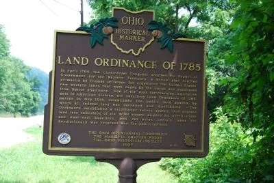 Land Ordinance / Seven Ranges historical marker, photographed July 3, 2011