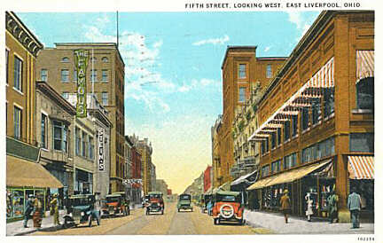 Fifth Street, looking west — East Liverpool