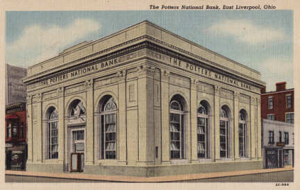 The Potters National Bank — East Liverpool