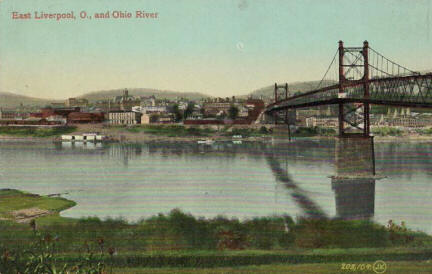 East Liverpool and the Ohio River — East Liverpool