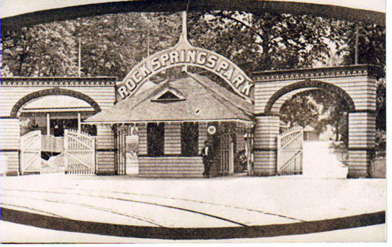The gates of Rock Springs Park
