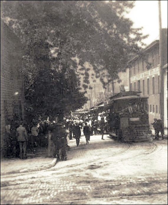 Union Street trolleys bound for Rock Springs