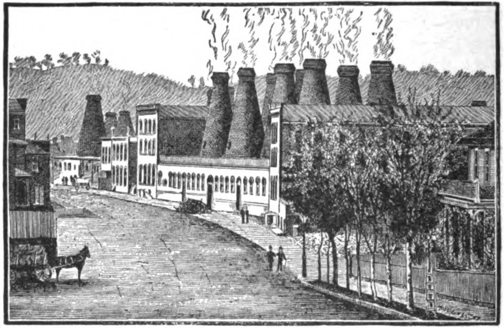 Historic illustration of Knowles, Taylor & Knowles pottery