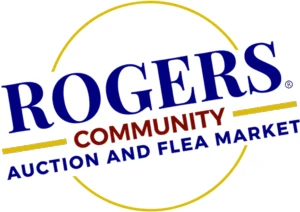 Rogers Community Auction and Flea Market logo
