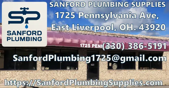 Sanford Plumbing operator storefront graphic; capture date unknown